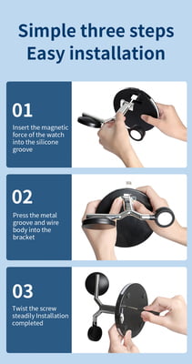 3 in 1 Magnetic wireless charger with Light for iPhone 12/pro/mini/promax, AirPods and Apple Watch 3 in 1 Magnetic wireless charger with Light for iPhone 12/pro/mini/promax, AirPods and Apple Watch
