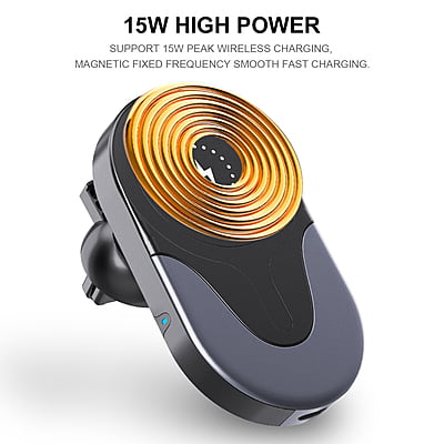 Magnetic wireless car charger for iPhone 12,13,14/Pro/mini/Promax Magnetic wireless car charger for iPhone 12,13,14/Pro/mini/Promax