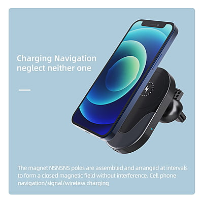 Magnetic wireless car charger for iPhone 12,13,14/Pro/mini/Promax