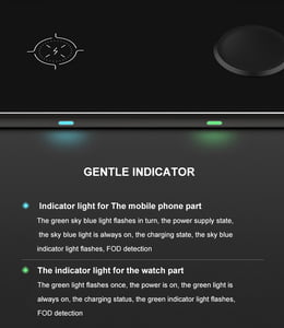 2 in 1 Premium wireless charging pad for iPhone or AirPods and Apple Watch 2 in 1 Premium wireless charging pad for iPhone or AirPods and Apple Watch
