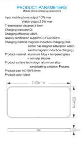 2 in 1 Premium wireless charging pad for iPhone or AirPods and Apple Watch 2 in 1 Premium wireless charging pad for iPhone or AirPods and Apple Watch