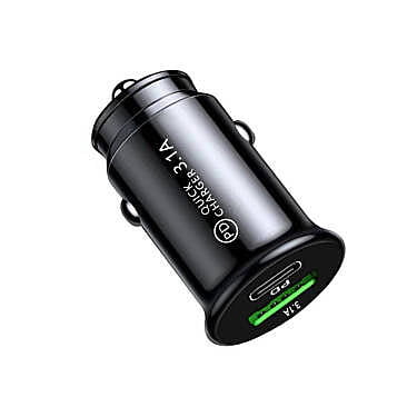 Fast charge Car Adapter with USB A and C