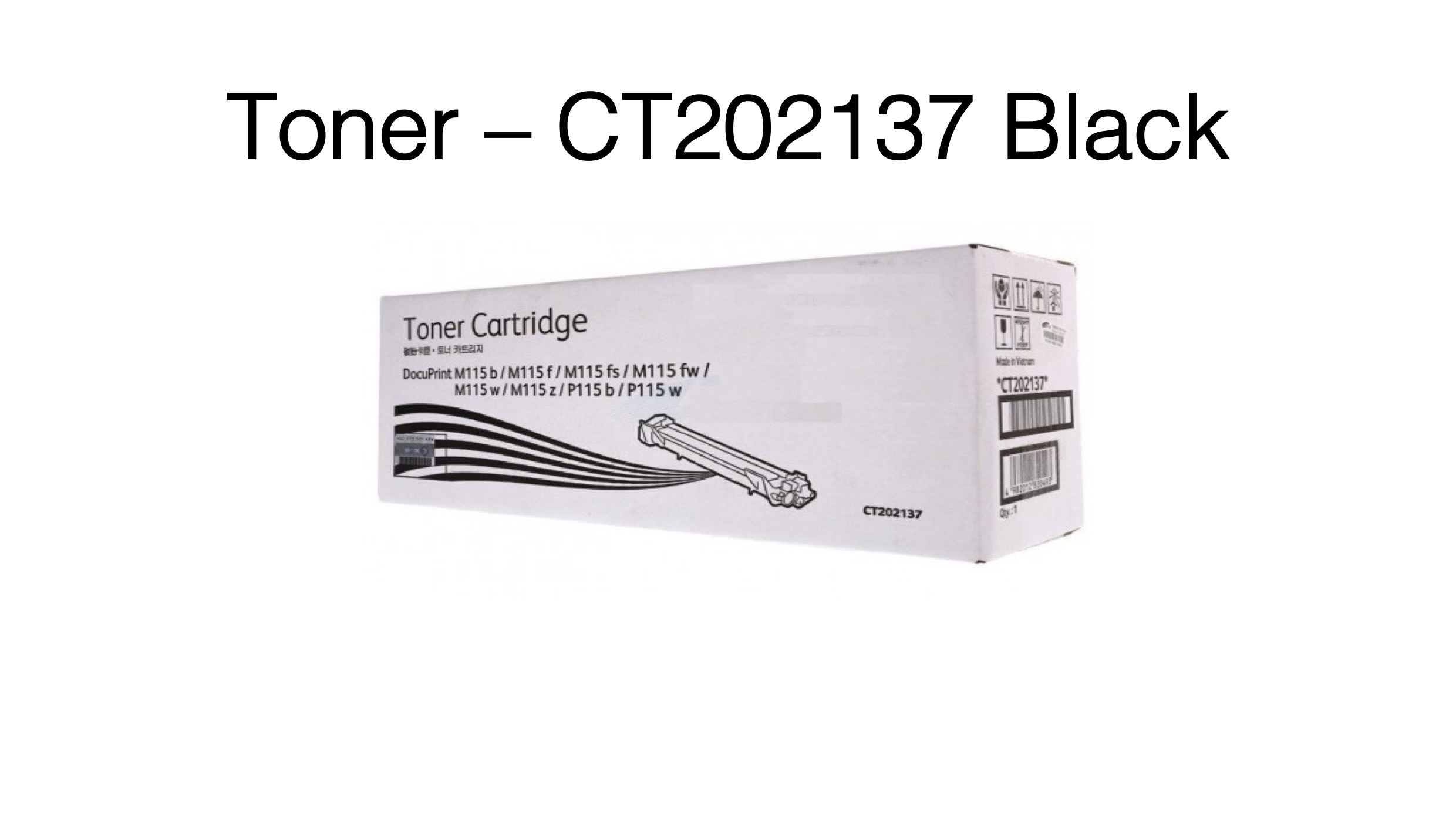 CT202137 Premium Fuji Xerox Compatible Toner