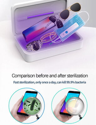 UV Multifunctional Sterilizer with wireless charger UV Multifunctional Sterilizer with wireless charger