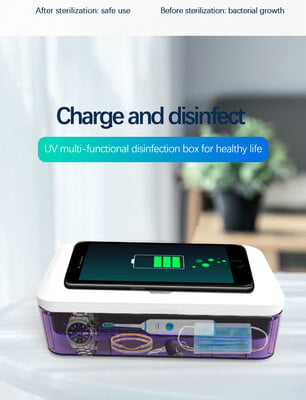 UV Multifunctional Sterilizer with wireless charger UV Multifunctional Sterilizer with wireless charger