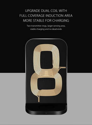 Fast Wireless charging stand for mobiles Fast Wireless charging stand for mobiles