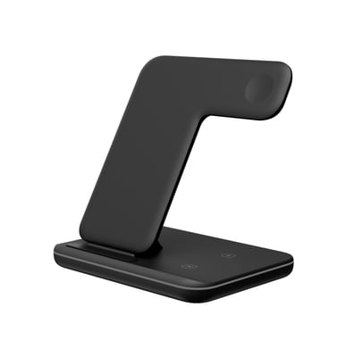 3 in 1 Premium wireless charging stand with LED Light for iPhone, AirPods and Apple Watch